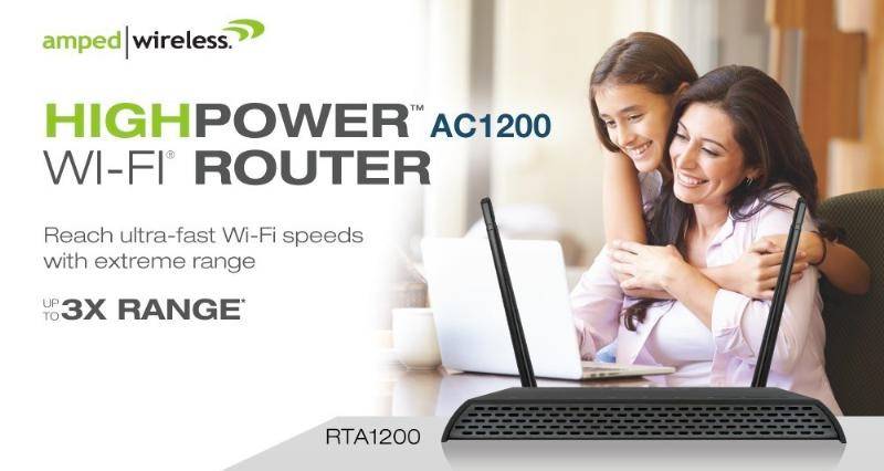 Nuevo router de largo alcance RTA1200 de Amped Wireless | ByteTotal